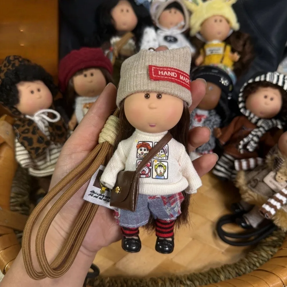 14cm Spanish Potato Doll Mia Keychain Lanyard Vinyl Doll Movable Joints Creative School Bag Decoration Birthday Gift
14cm Spanish Potato Doll Mia Keychain Lanyard Vinyl Doll Movable Joints Creative School Bag Decoration Birthday Gift