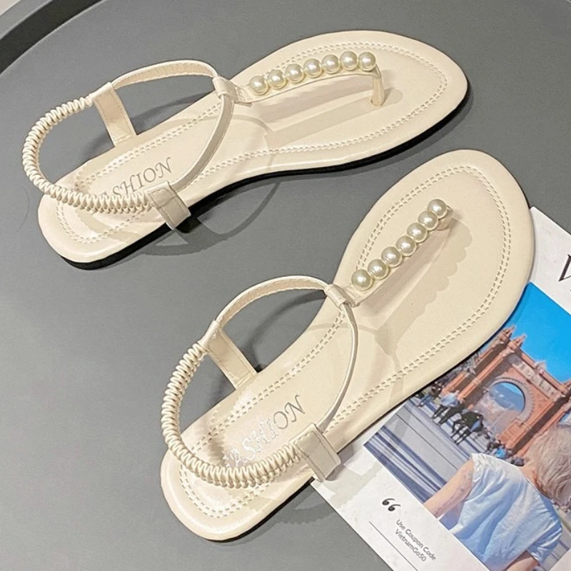 Bead Women Flats Sandals Designer Clip Toe Shoes 2025 Trend Summer New Flip Flops Fashion Walking Cozy Soft Zapatillas De Mujer
Bead Women Flats Sandals Designer Clip Toe Shoes 2025 Trend Summer New Flip Flops Fashion Walking Cozy Soft Zapatillas De Mujer