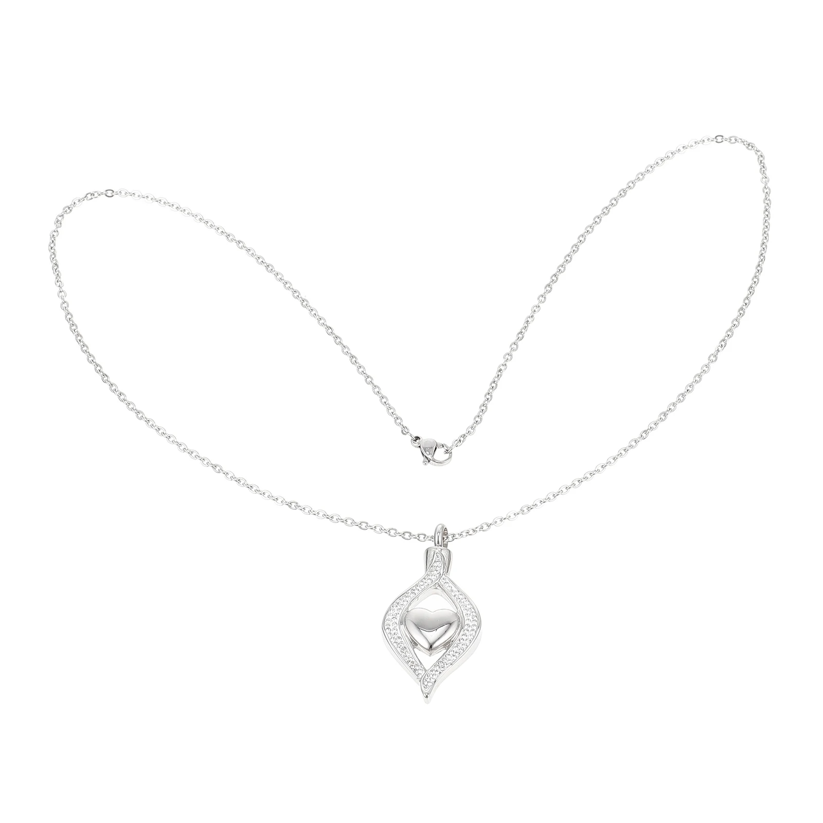 Stainless Steel Urn For Ashes Heart Pendant Perfume Diffuser Cremation Jewelry Essential Oil Necklace Aroma Diffuser Women
Stainless Steel Urn For Ashes Heart Pendant Perfume Diffuser Cremation Jewelry Essential Oil Necklace Aroma Diffuser Women
