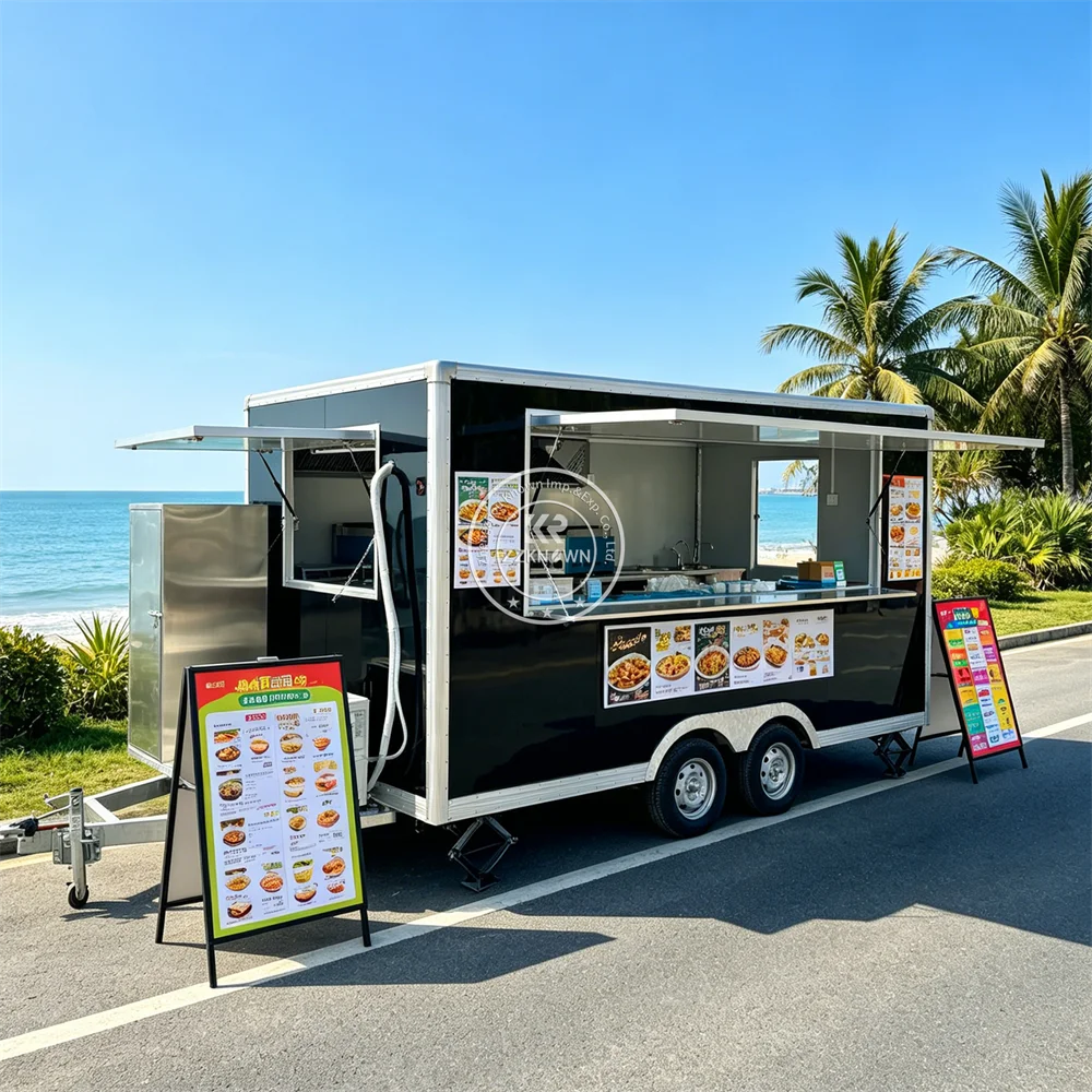 Mobile Catering Truck Street Professional Food Trailer Concession Grilled Skewer Burger Food Truck with Kitchen For Sale
Mobile Catering Truck Street Professional Food Trailer Concession Grilled Skewer Burger Food Truck with Kitchen For Sale