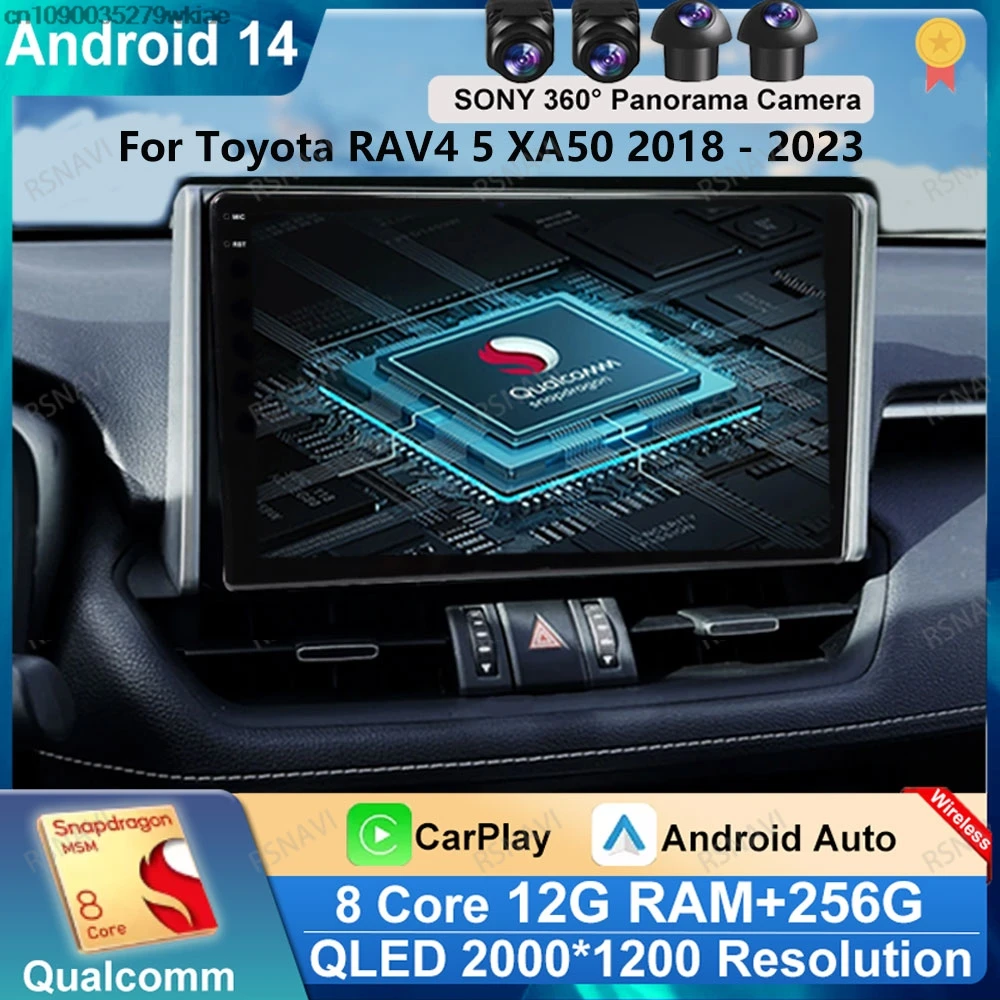 Andoird 14 Car Radio For Toyota RAV4 5 XA50 2018 - 2023 4G LTE Navigation DVD GPS Wireless Carplay Auto 5G WIFI Video Player DSP
Andoird 14 Car Radio For Toyota RAV4 5 XA50 2018 - 2023 4G LTE Navigation DVD GPS Wireless Carplay Auto 5G WIFI Video Player DSP