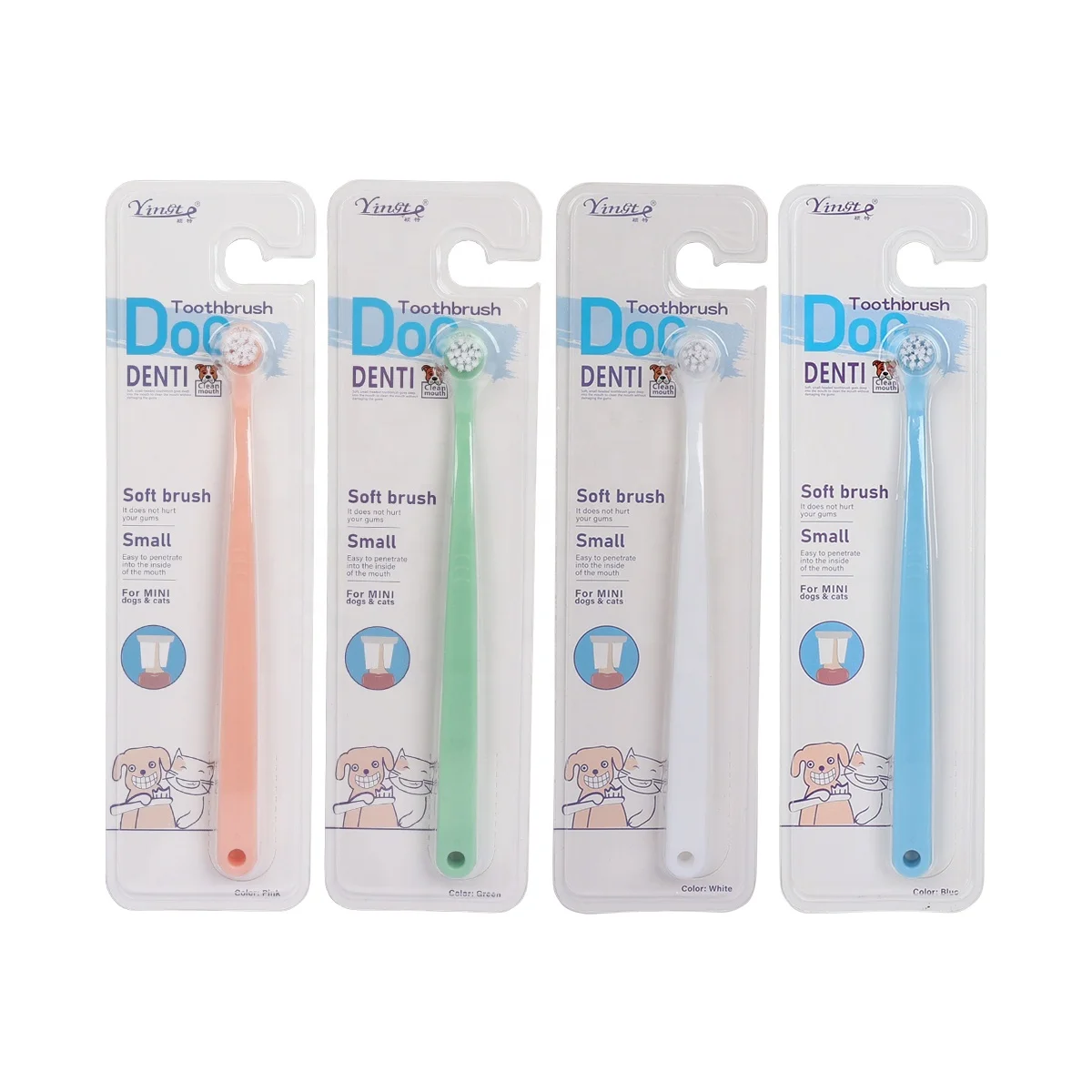 Pet Toothbrush Soft Bristles No Harm To Gums Comfortable Handle Suitable for Pet Oral Cleaning Dog Toothbrush
Pet Toothbrush Soft Bristles No Harm To Gums Comfortable Handle Suitable for Pet Oral Cleaning Dog Toothbrush