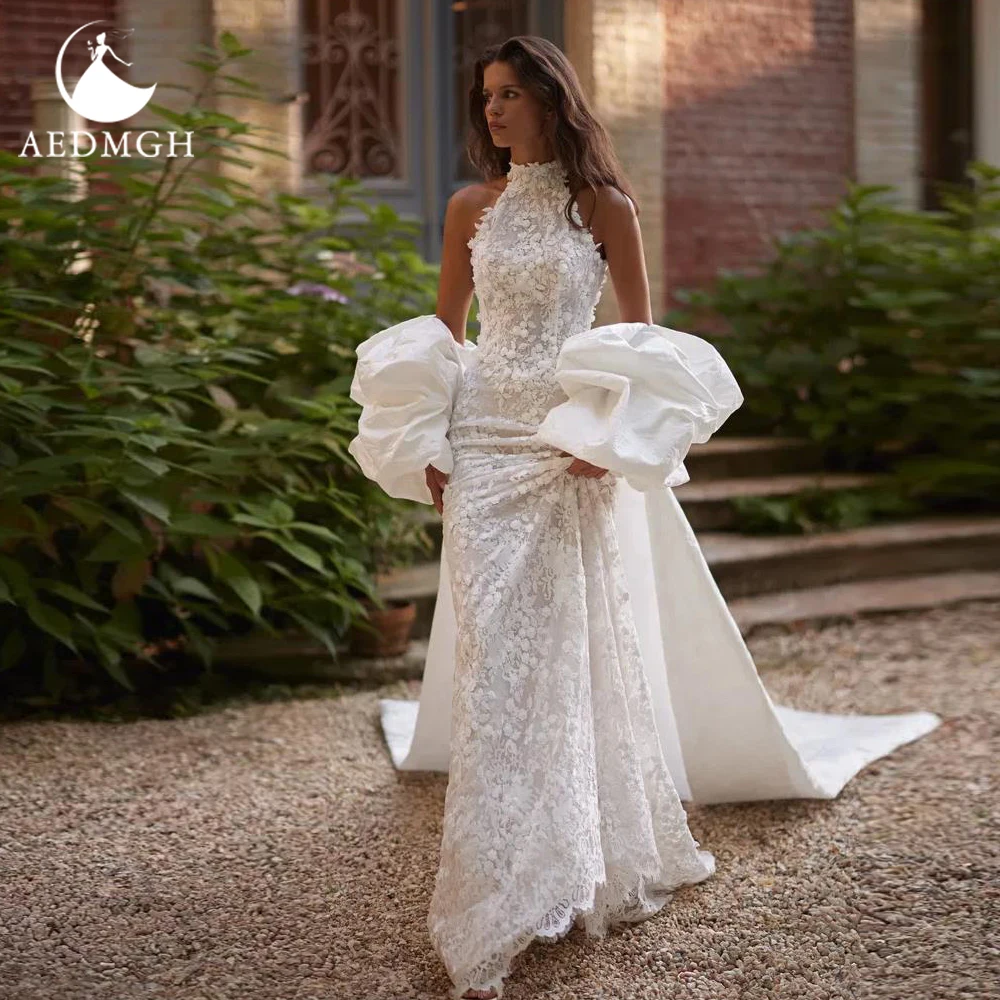 Aedmgh Русалка Сексуальные свадебные платья с высоким воротом 2 в 1 с жакетом Vestido De Novia Кружевная вышивка Свадебные платья на заказ
Aedmgh Русалка Сексуальные свадебные платья с высоким воротом 2 в 1 с жакетом Vestido De Novia Кружевная вышивка Свадебные платья на заказ