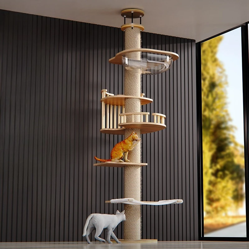 Tongtianzhu cat climbing frame cat nest large cat shelf for pets
Tongtianzhu cat climbing frame cat nest large cat shelf for pets