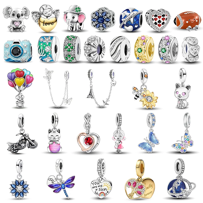 925 Sterling Silver Cute Elephant Cats Charms Beads Fit Diy Bracelet Necklace Making Gift Of High Quality Jewelry For Womens
925 Sterling Silver Cute Elephant Cats Charms Beads Fit Diy Bracelet Necklace Making Gift Of High Quality Jewelry For Womens