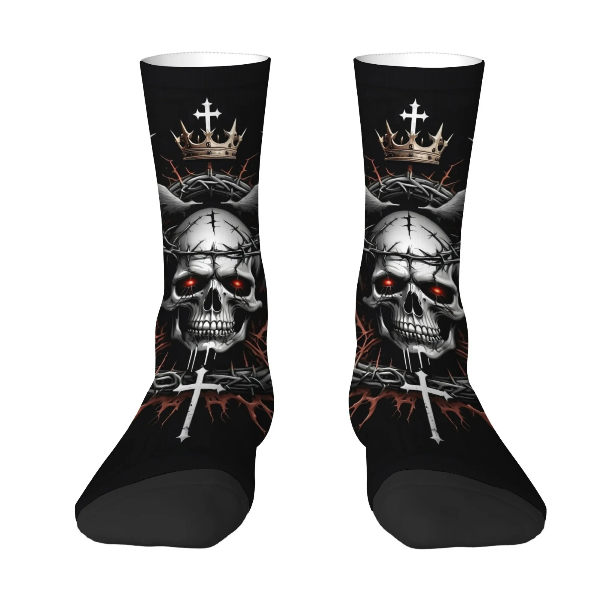 Dark Gothic Skull King Men's Socks Retro Style Casual Sports Fashion Socks Novelty Funny Happy Hip-Hop Socks Crazy Party Gift
Dark Gothic Skull King Men's Socks Retro Style Casual Sports Fashion Socks Novelty Funny Happy Hip-Hop Socks Crazy Party Gift