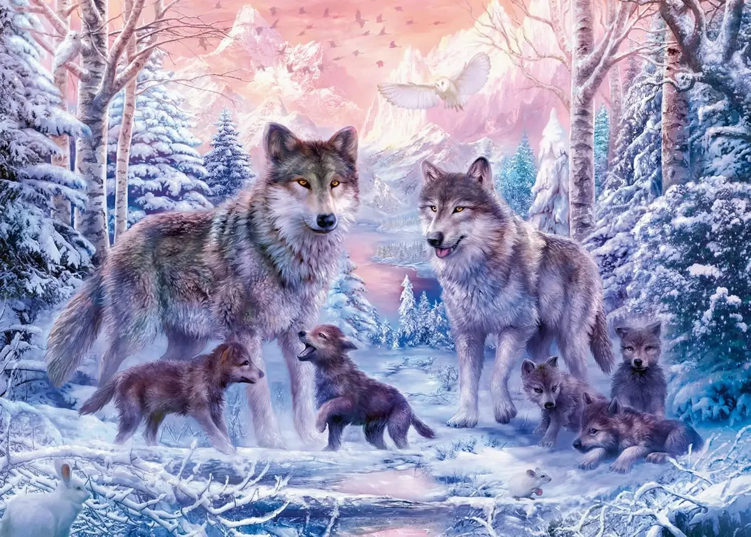 1000 Pieces Creative Jigsaw Puzzle Snowy Wolf wooden Puzzle Exercise Brain Thinking Holiday Birthday Gift home bedroom decor
1000 Pieces Creative Jigsaw Puzzle Snowy Wolf wooden Puzzle Exercise Brain Thinking Holiday Birthday Gift home bedroom decor