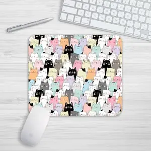 Colourful Cats Cartoon Cats Mouse Mat Rectangle Round Mousepad Desk Mouse Pad Office Accessories Mousemat PC Computer Desk Pad
Colourful Cats Cartoon Cats Mouse Mat Rectangle Round Mousepad Desk Mouse Pad Office Accessories Mousemat PC Computer Desk Pad