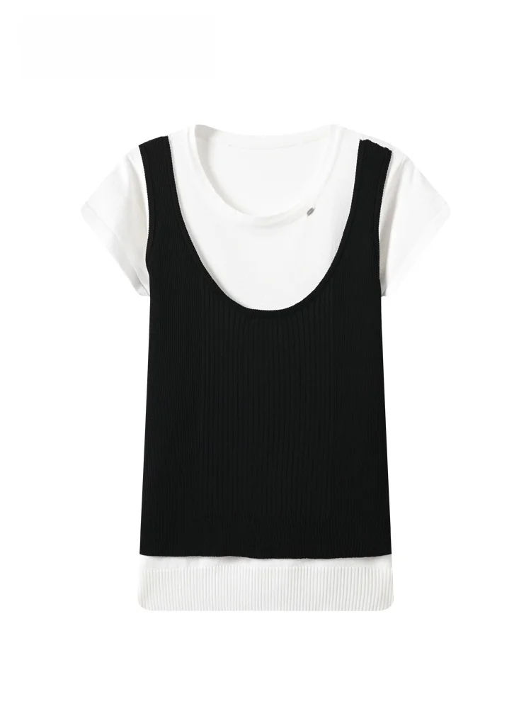 Loose Short Sleeve T-Shirt Women's plus Size Patchwork Young-looking Summer Fashionable Casual round Neck Top for Plump Sister
Loose Short Sleeve T-Shirt Women's plus Size Patchwork Young-looking Summer Fashionable Casual round Neck Top for Plump Sister