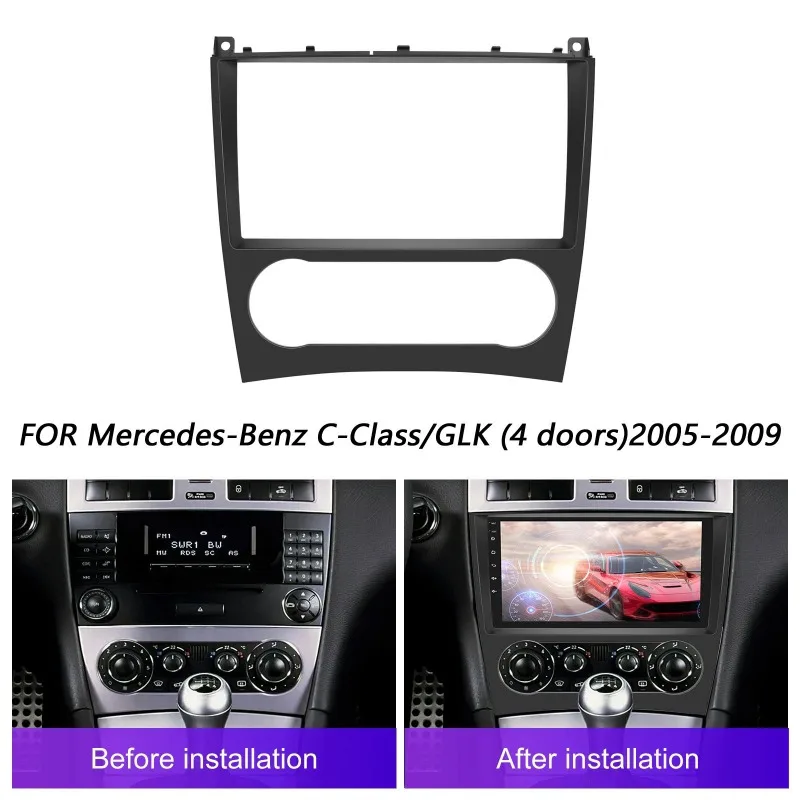 9Inch For Mercedes Benz C-Class GLK W203 C209 2005-2009 Android Car Radio Fascia Stereo Frame GPS Navigation Multimedia Frame
9Inch For Mercedes Benz C-Class GLK W203 C209 2005-2009 Android Car Radio Fascia Stereo Frame GPS Navigation Multimedia Frame