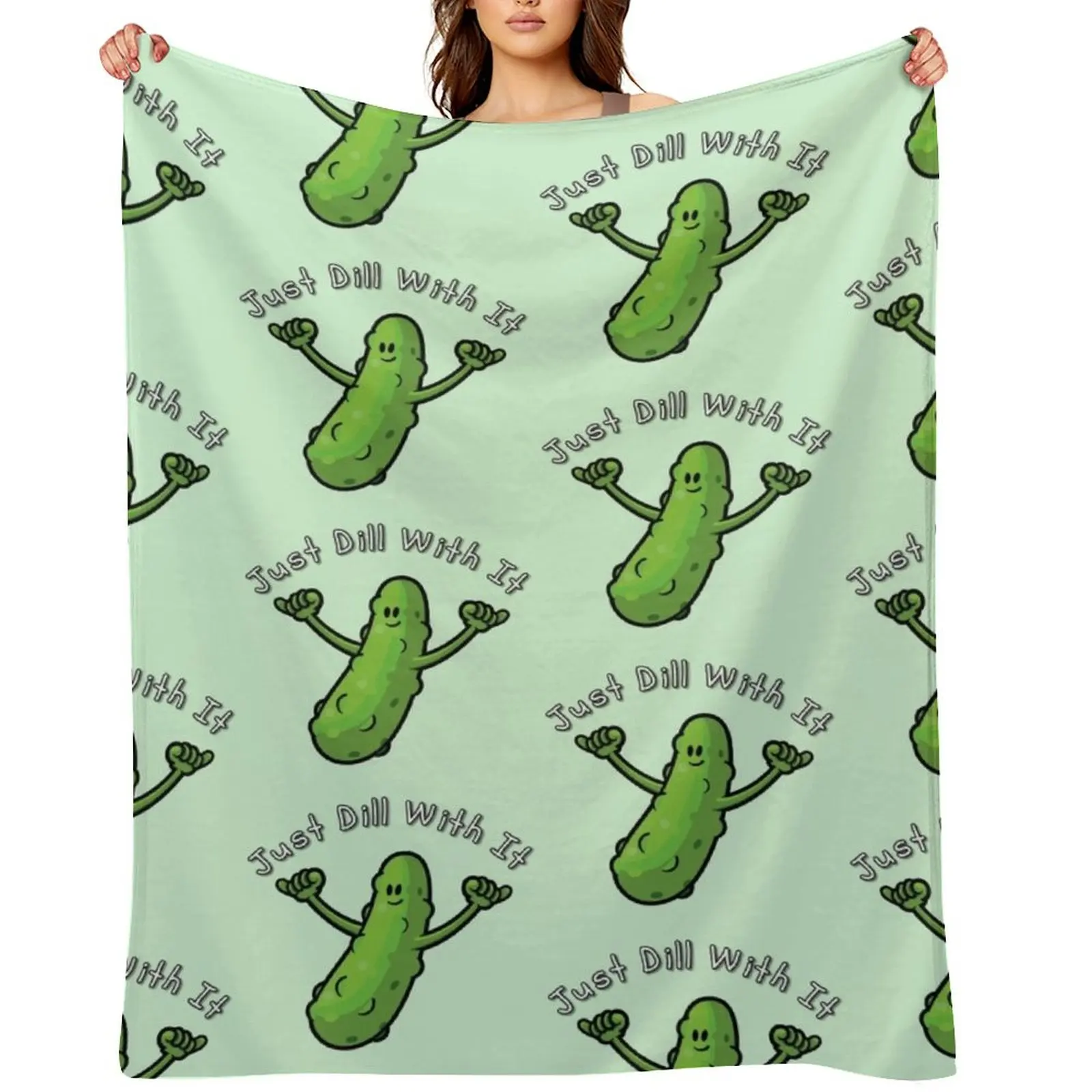 Just Dill With It Funny Cartoon Pickle Throw Blanket halloween Decorative Beds Sleeping Bag Sofa Blankets
Just Dill With It Funny Cartoon Pickle Throw Blanket halloween Decorative Beds Sleeping Bag Sofa Blankets