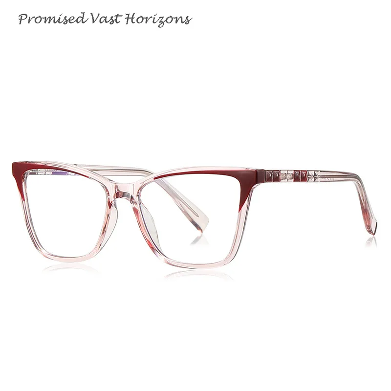 Women Bicolor American Hot Sale Classic Optical Eyeglass Big Frame Plano Lens CP Material Needle Inside Tips Adjustable Eyewear
Women Bicolor American Hot Sale Classic Optical Eyeglass Big Frame Plano Lens CP Material Needle Inside Tips Adjustable Eyewear