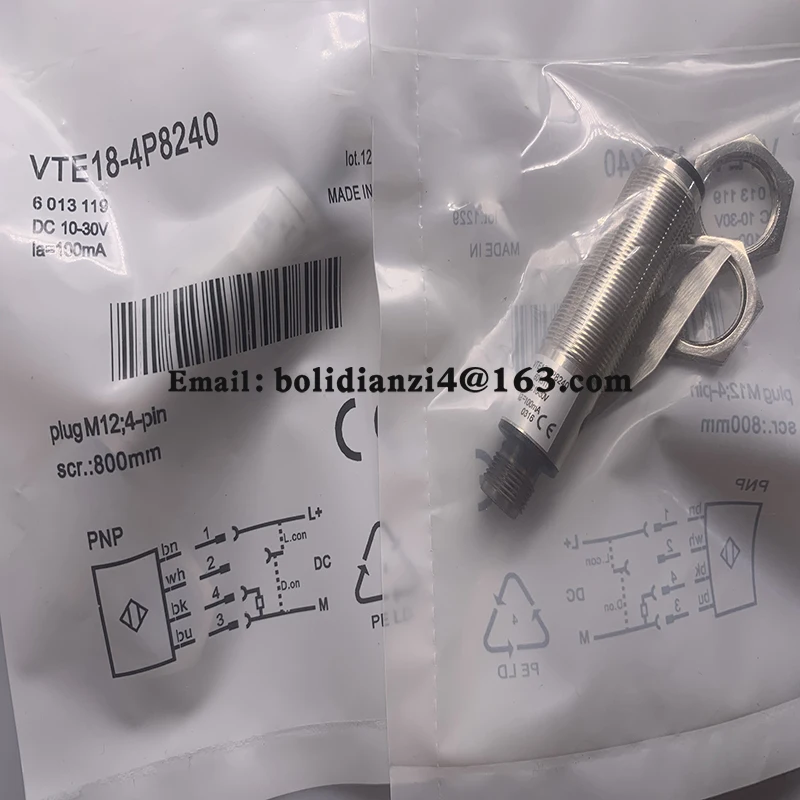 Original sensor VTE18-4P8240 VTE18-4N8240 VTE18-3P8240 VTE18-4P8940 VTE18-3P8940 Photoelectric switch
Original sensor VTE18-4P8240 VTE18-4N8240 VTE18-3P8240 VTE18-4P8940 VTE18-3P8940 Photoelectric switch