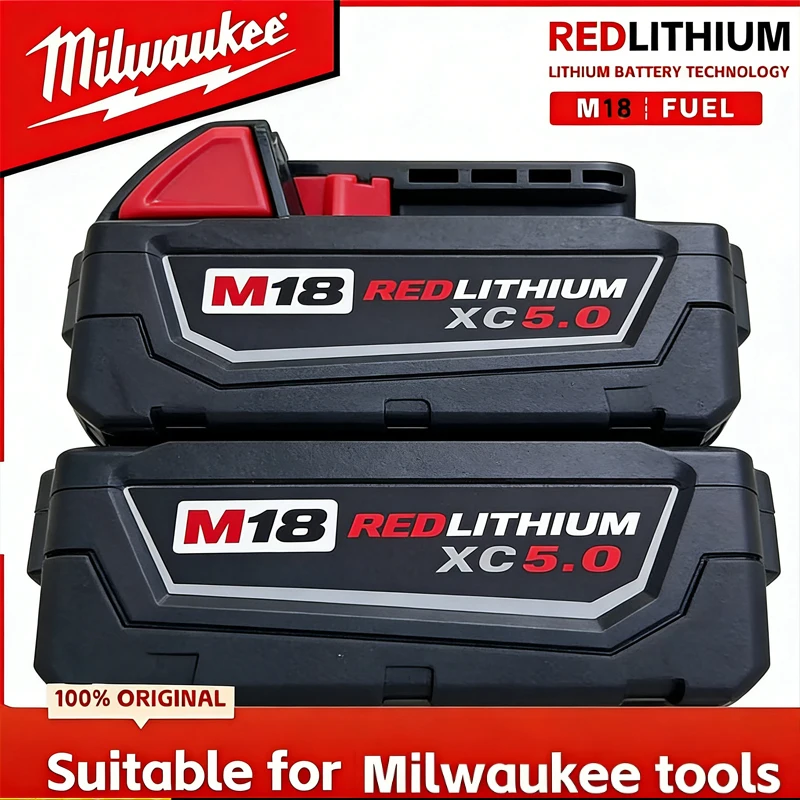 2026Milwaukee M18 18V 6.0Ah Li-ion Replacement Battery M18B6-XC For Milwaukee 18V Tool 6000mAh Rechargeable Battery Dual Charger
2026Milwaukee M18 18V 6.0Ah Li-ion Replacement Battery M18B6-XC For Milwaukee 18V Tool 6000mAh Rechargeable Battery Dual Charger