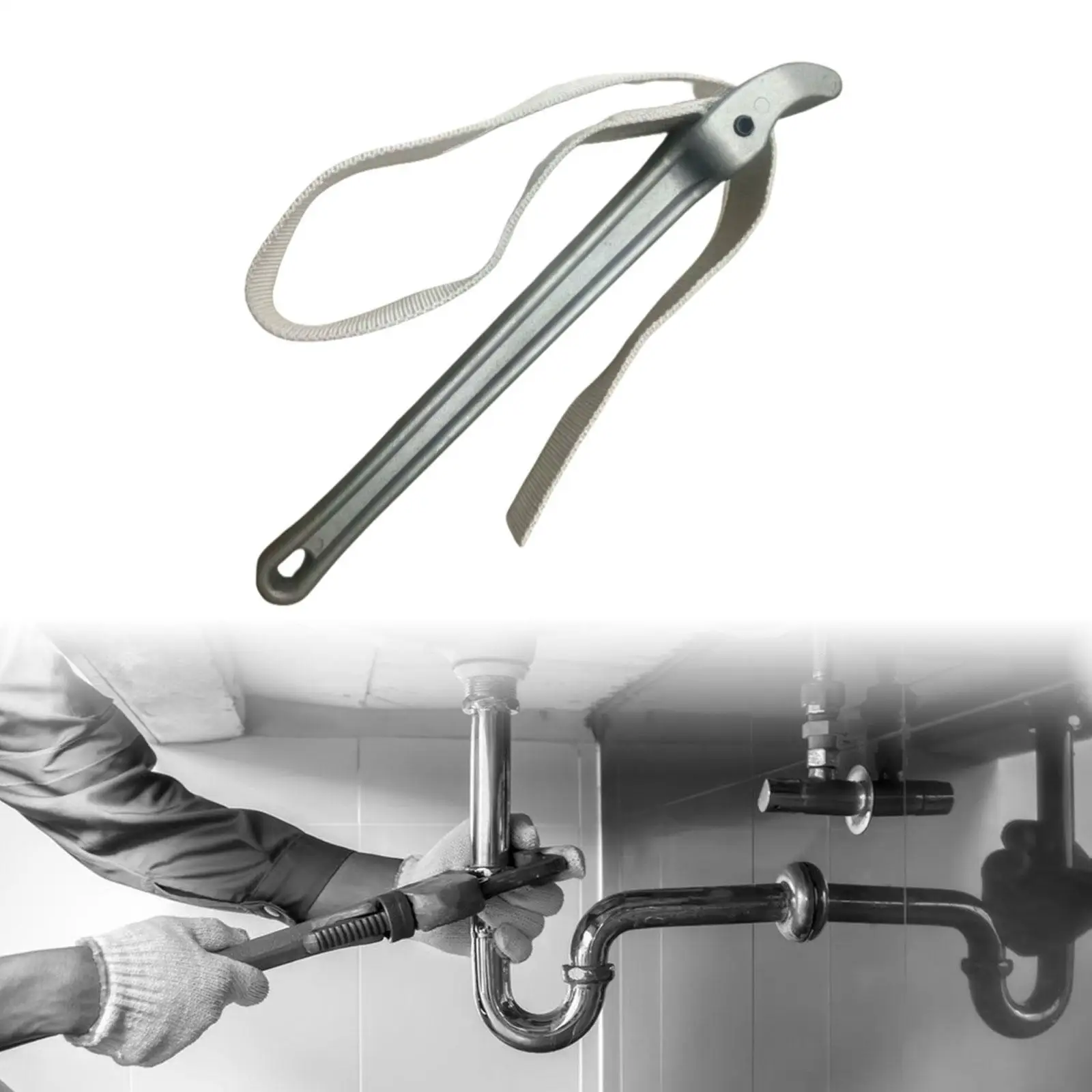 Multipurpose Adjustable Oil Filter Strap Wrench Wide Jaw Non Marking Tool for Mechanic Engine Repair
Multipurpose Adjustable Oil Filter Strap Wrench Wide Jaw Non Marking Tool for Mechanic Engine Repair