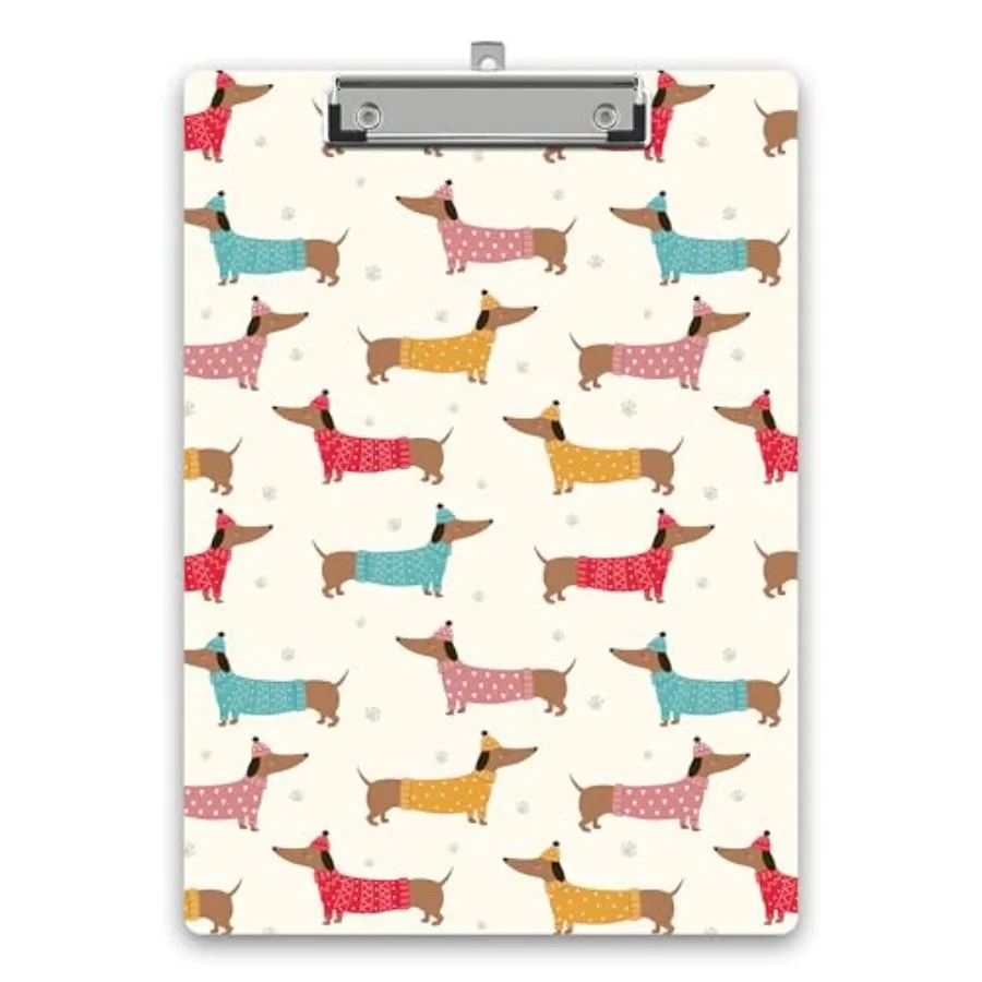 Dachshund Dog Clipboard, Puppy Wooden Clipboard with Low Profile Metal Clip, Clip Boards Gifts for Doctors Nurses Teachers Stud
Dachshund Dog Clipboard, Puppy Wooden Clipboard with Low Profile Metal Clip, Clip Boards Gifts for Doctors Nurses Teachers Stud