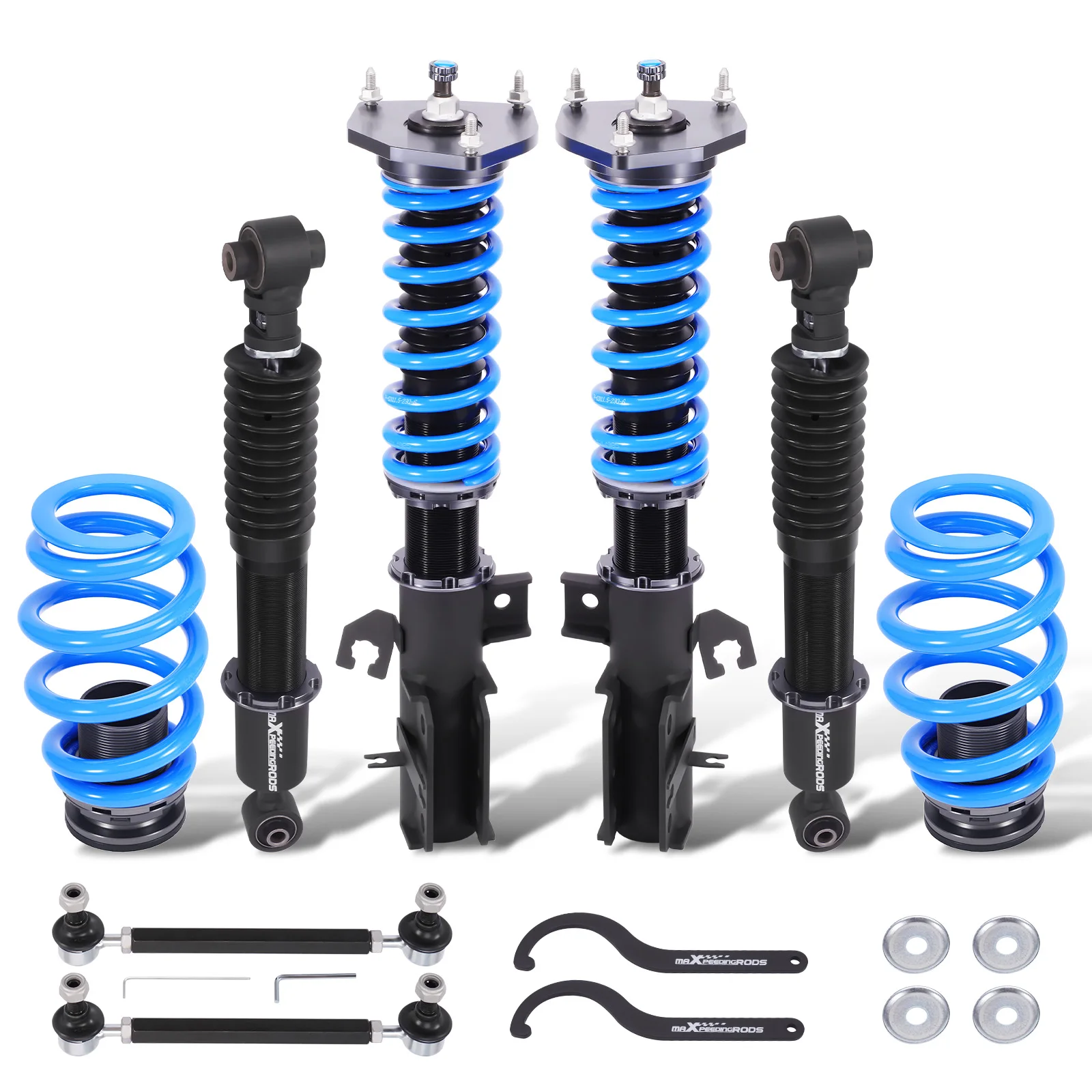 Coilover 24 Way Damper Adjustable Shocks Struts For Nissan Rogue AWD 2008-2015
Coilover 24 Way Damper Adjustable Shocks Struts For Nissan Rogue AWD 2008-2015