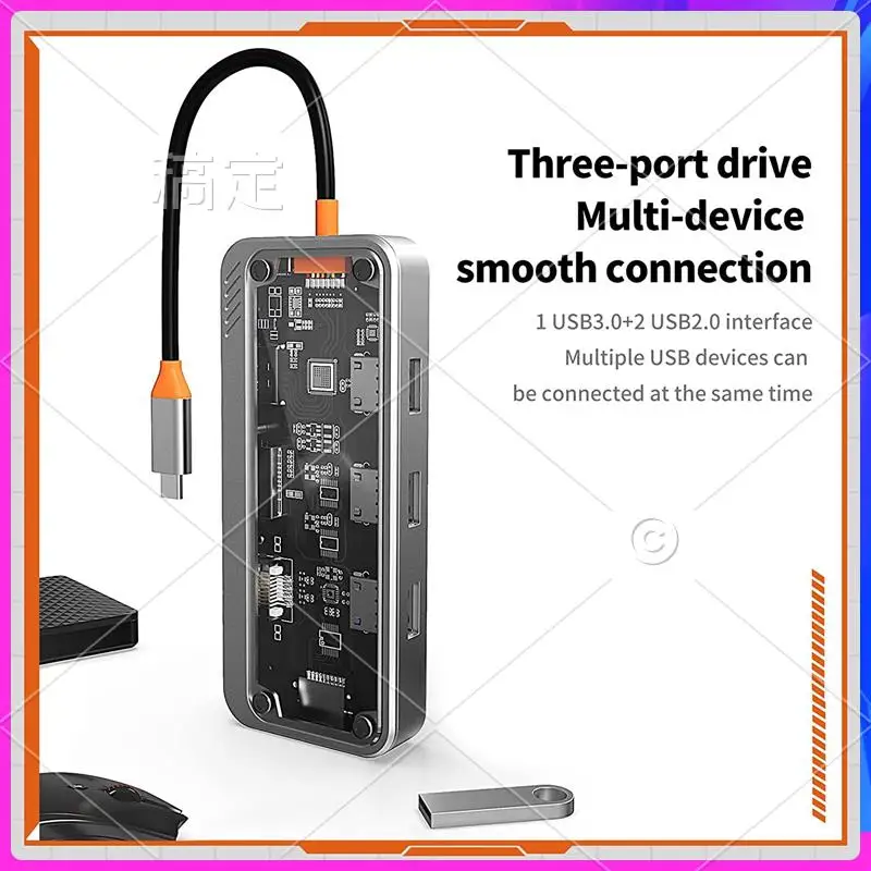 Адаптер-концентратор ABT-10 в 1, док-станции для ноутбука USB C для двух мониторов, порта USB3.0 2,0, зарядка PD 100 Вт, RJ45, аудио
Адаптер-концентратор ABT-10 в 1, док-станции для ноутбука USB C для двух мониторов, порта USB3.0 2,0, зарядка PD 100 Вт, RJ45, аудио