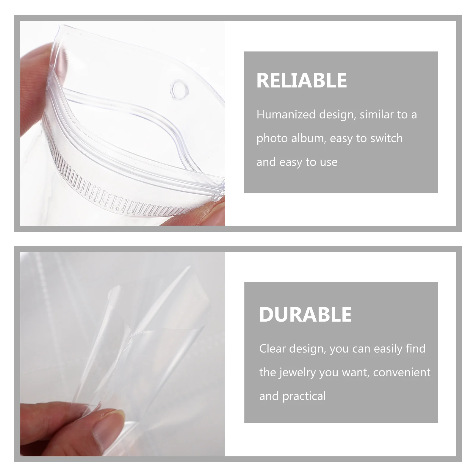 Anti Oxidation Sealed Bag Jewelry Storage Book Large Capacity Dust Proof Transparent Portable White Household Earring Book Multi
Anti Oxidation Sealed Bag Jewelry Storage Book Large Capacity Dust Proof Transparent Portable White Household Earring Book Multi