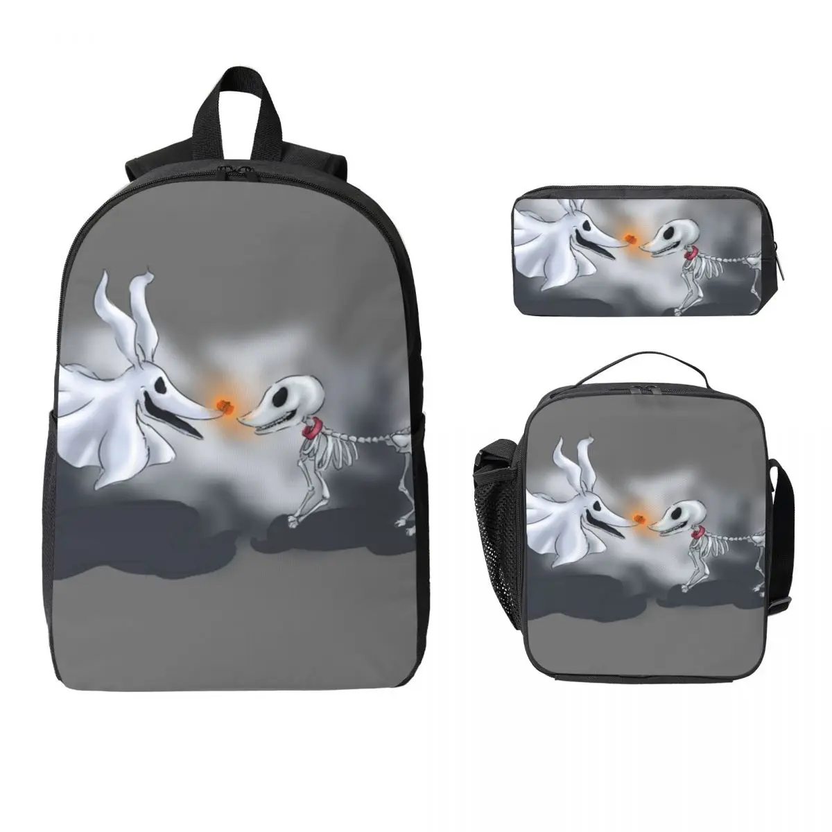 Zero Nightmare Before Christmas Backpack Boy Girl BookBag School Bag Computer Shoulder Bags 3ps Insulated Lunch Bag Pencil Case
Zero Nightmare Before Christmas Backpack Boy Girl BookBag School Bag Computer Shoulder Bags 3ps Insulated Lunch Bag Pencil Case
