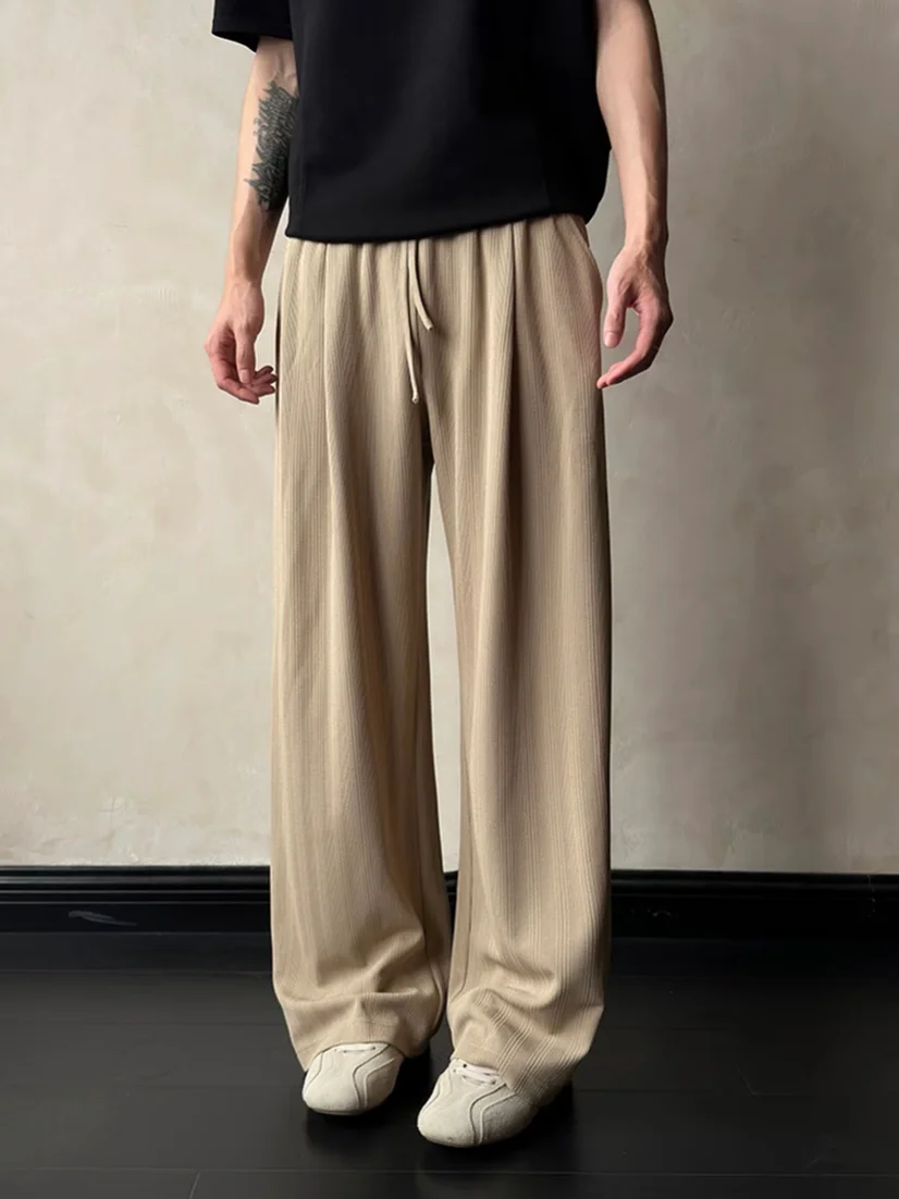 Men's Summer Casual Pants Loose Wide Leg Straight Cut Breathable Anti-Wrinkle Ice Sensation Texture Drapey Comfortable Long T...
Men's Summer Casual Pants Loose Wide Leg Straight Cut Breathable Anti-Wrinkle Ice Sensation Texture Drapey Comfortable Long T...