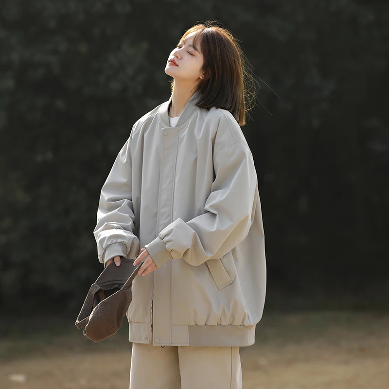 Spring Couple Jaet Baseball Sle Casual Versatile Simple American Matching Outerwear CYJK9299 Long Sve Youth Faion
Spring Couple Jaet Baseball Sle Casual Versatile Simple American Matching Outerwear CYJK9299 Long Sve Youth Faion