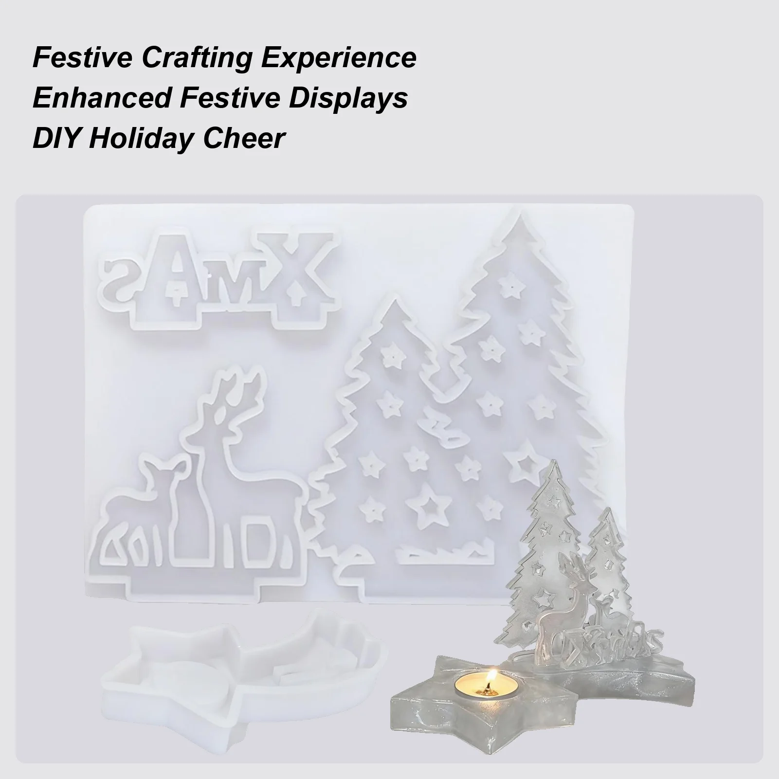 Рождественские формы из смолы, легкосъемные гибкие литейные формы, рождественский подсвечник для чая, силиконовые формы для восковой штуки, сделай сам
Рождественские формы из смолы, легкосъемные гибкие литейные формы, рождественский подсвечник для чая, силиконовые формы для восковой штуки, сделай сам