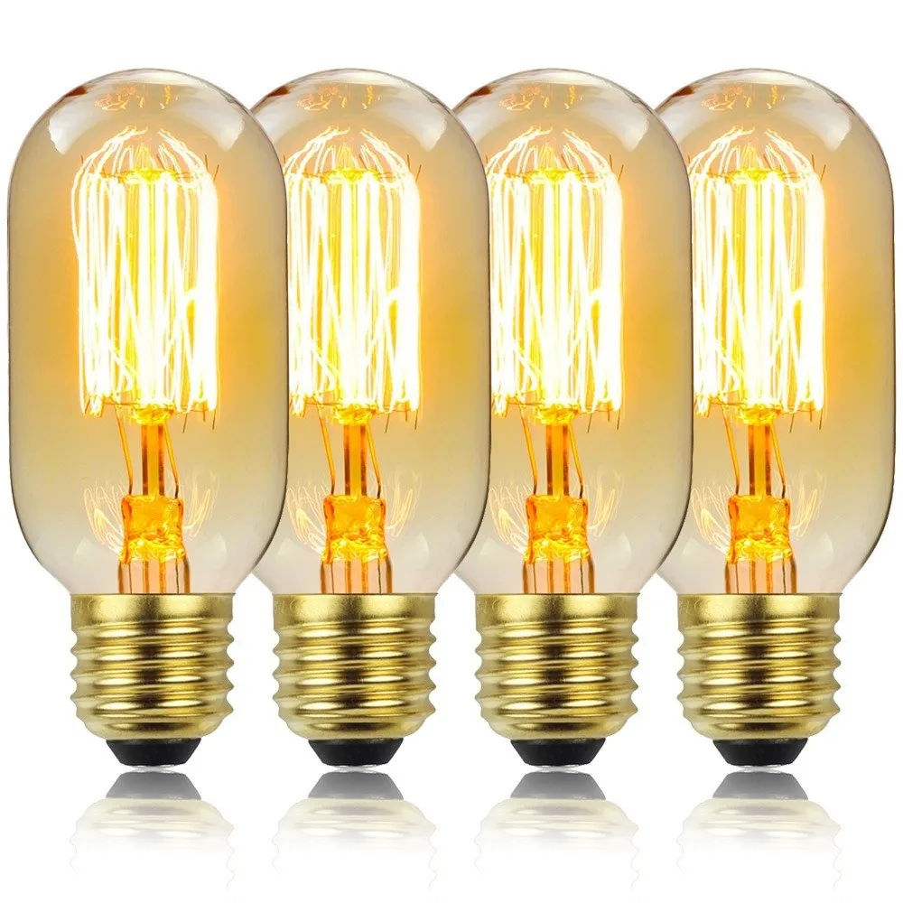 4pcs Long Lasting Edison Bulb Bulb Warm Light Incandescent Filament Bulb Spiral Filament Straight Filament Vintage Lamp
4pcs Long Lasting Edison Bulb Bulb Warm Light Incandescent Filament Bulb Spiral Filament Straight Filament Vintage Lamp