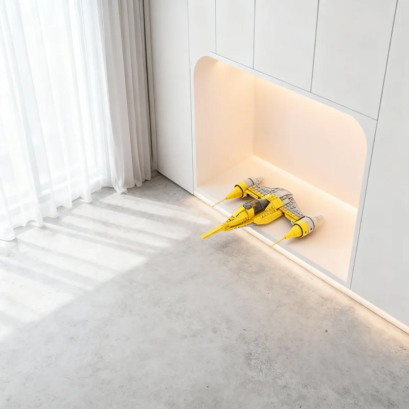 259 деталей MOC Midi Naboo N-1 Starfighter, модель звездного боевого корабля, конструктор, идея для рождественского подарка, развивающая игрушка
259 деталей MOC Midi Naboo N-1 Starfighter, модель звездного боевого корабля, конструктор, идея для рождественского подарка, развивающая игрушка