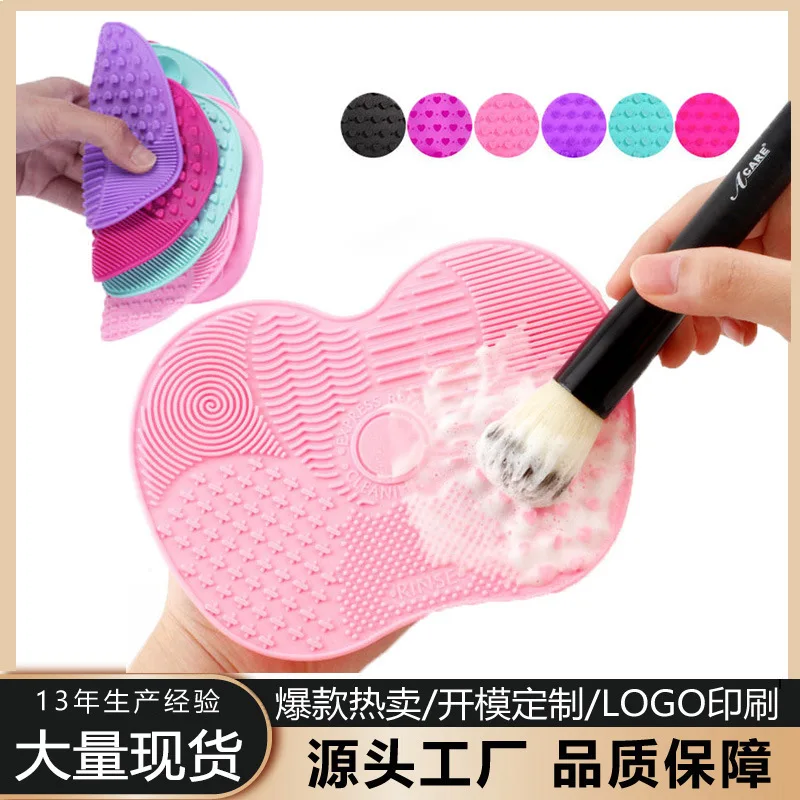 Silicone Makeup Brush Cleaning Mat Apple Shape Scrub Pad with Suction Cup for Cosmetic Brush Sponge Powder Puff Cleaner
Silicone Makeup Brush Cleaning Mat Apple Shape Scrub Pad with Suction Cup for Cosmetic Brush Sponge Powder Puff Cleaner