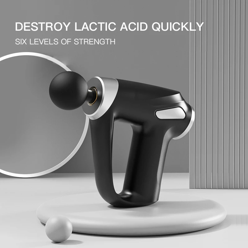 Kh810 Mini Fascial Gun Home Fitness Massager Muscle Relaxation Massage Gun (4 Massage Heads and 6 Gears)
Kh810 Mini Fascial Gun Home Fitness Massager Muscle Relaxation Massage Gun (4 Massage Heads and 6 Gears)