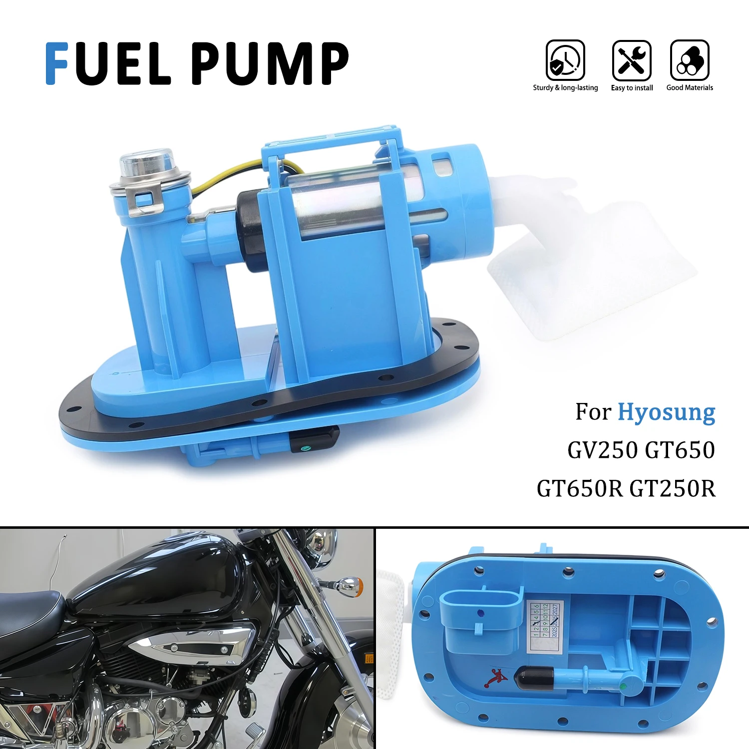 For Hyosung GT250R GT650R EFI Comet GT250 ST7 ST700 GV250 DR 15100H99D00 15100HB9500 Motorcycle Fuel Pump
For Hyosung GT250R GT650R EFI Comet GT250 ST7 ST700 GV250 DR 15100H99D00 15100HB9500 Motorcycle Fuel Pump