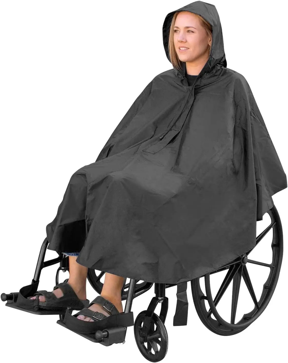 Wheelchair Poncho - Lightweight, Breathable & Waterproof Raincoat for Adults - Wheel Chair Cover for Full Body Coverage - Unive
Wheelchair Poncho - Lightweight, Breathable & Waterproof Raincoat for Adults - Wheel Chair Cover for Full Body Coverage - Unive