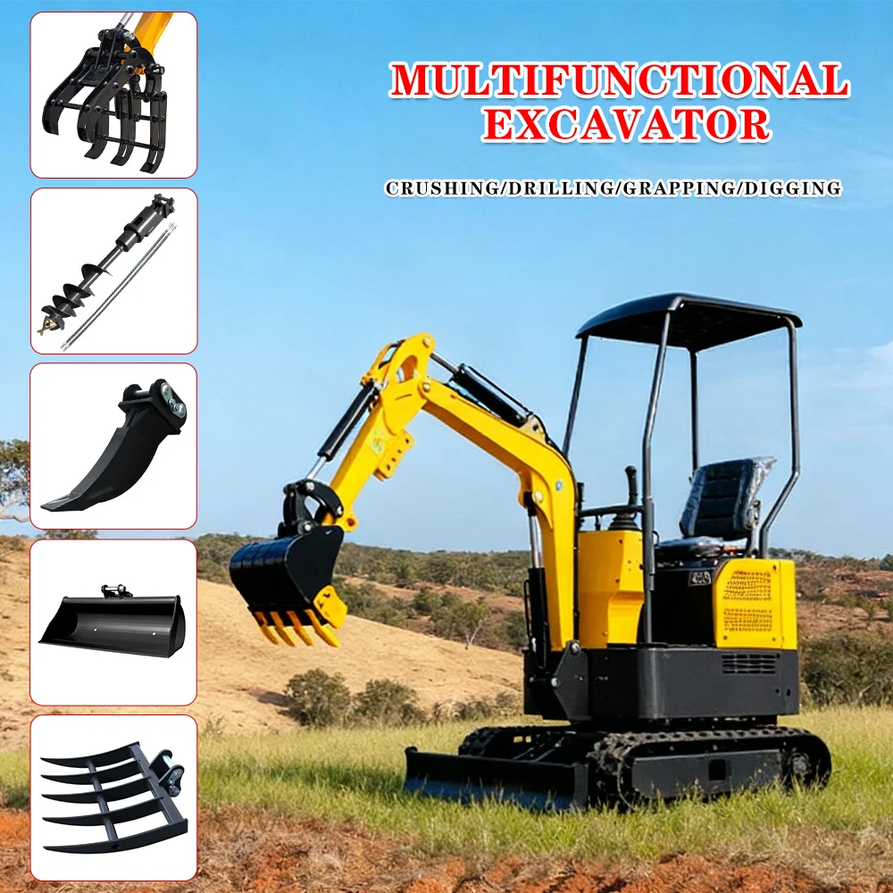 Small Excavator Universal Quick Coupler + Ripper + Hollow Bucket Heavy Duty Machinery Parts Mini Excavator Attachment
Small Excavator Universal Quick Coupler + Ripper + Hollow Bucket Heavy Duty Machinery Parts Mini Excavator Attachment