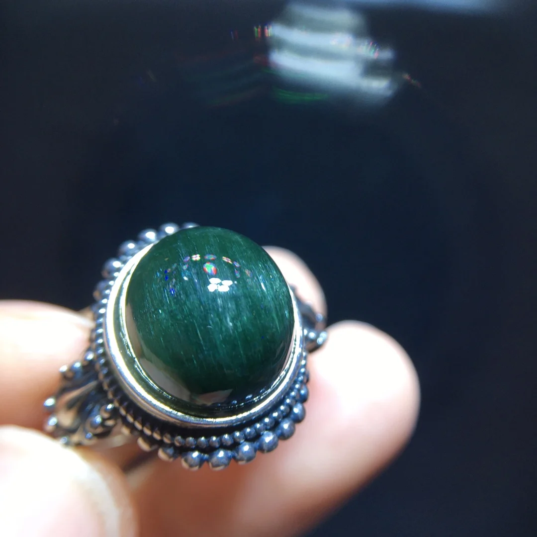 Natural Green Rutilated Quartz Adjustable Ring Oval 12.6/11.2mm Women 925 Silver Yellow Rutilated Beads AAAAAA
Natural Green Rutilated Quartz Adjustable Ring Oval 12.6/11.2mm Women 925 Silver Yellow Rutilated Beads AAAAAA