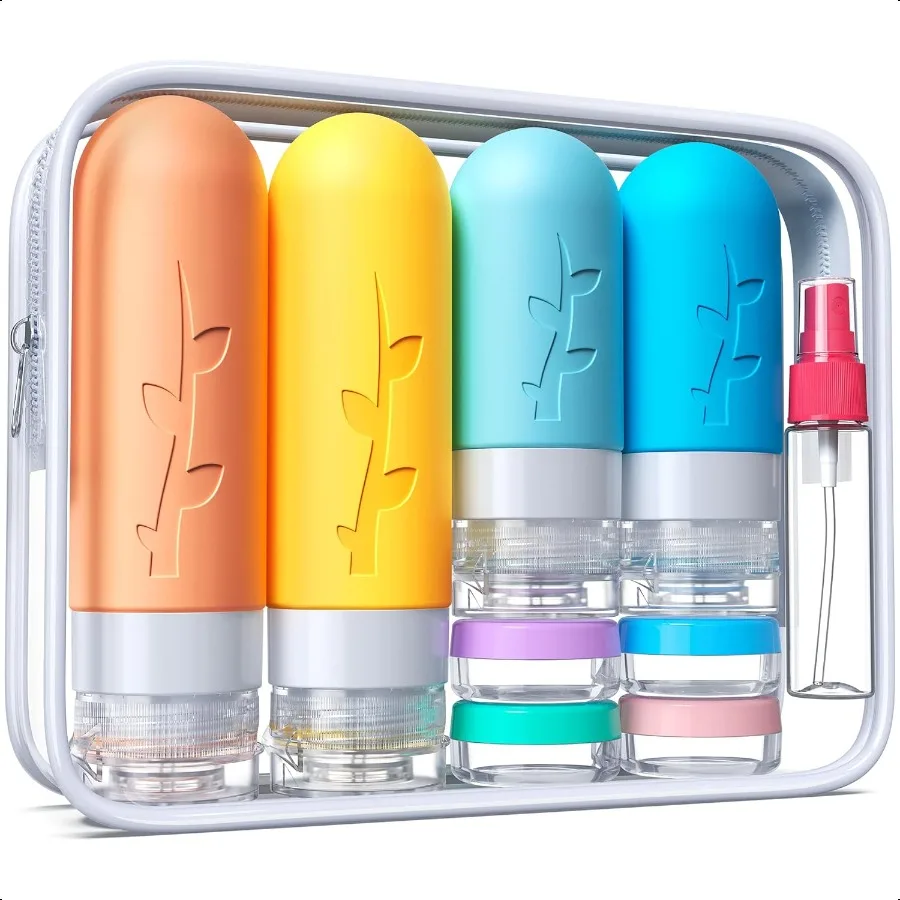 18 Pcs Travel Bottles for Toiletries TSA Approved Silicone Travel Size Containers for toiletries Set Refillable and Leakproof T
18 Pcs Travel Bottles for Toiletries TSA Approved Silicone Travel Size Containers for toiletries Set Refillable and Leakproof T