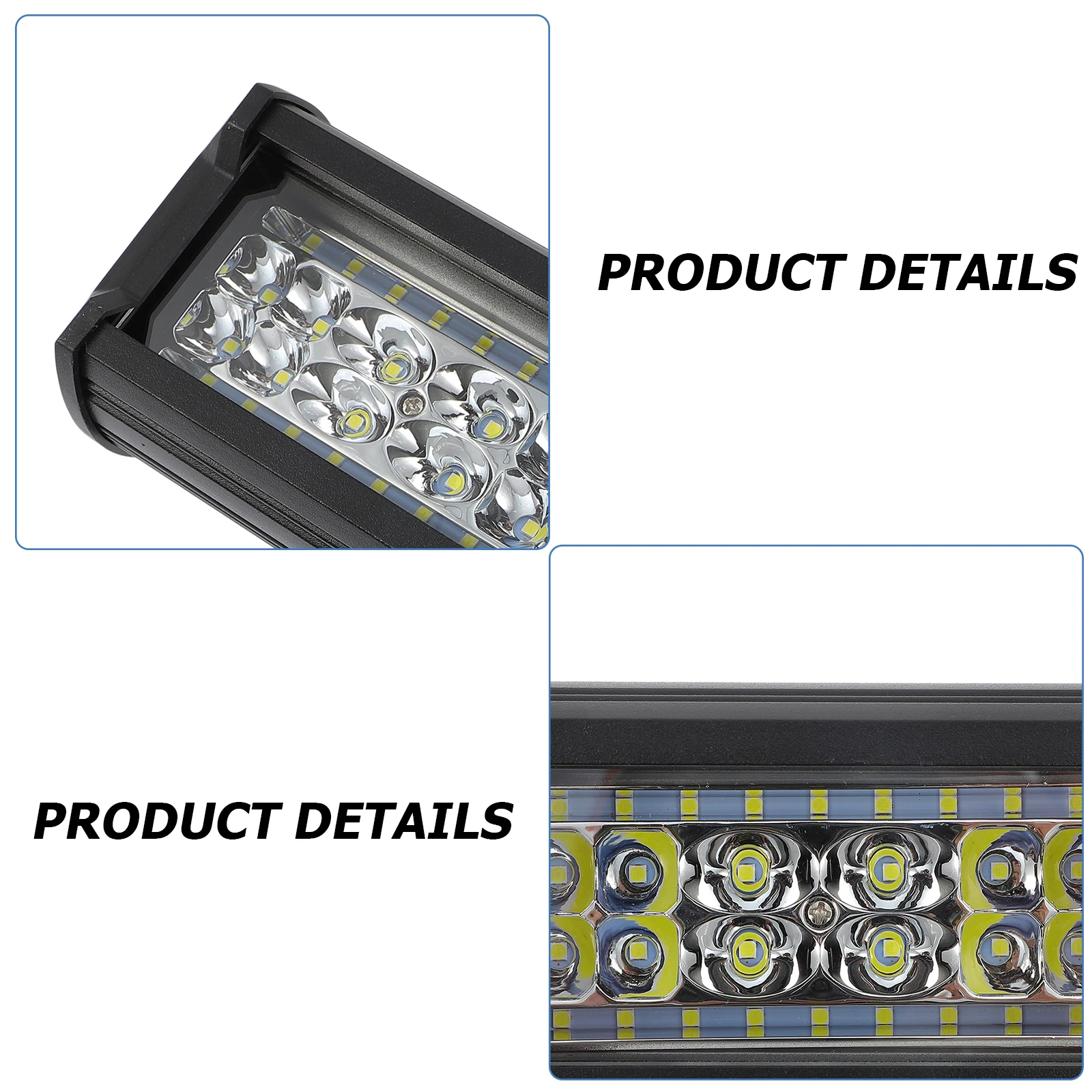 Triple Row LED Work Lights 6000K Bright Fog Lamp Aluminum Heat Sink Off Road Driving Auxiliary Lighting for Trucks 12-80V
Triple Row LED Work Lights 6000K Bright Fog Lamp Aluminum Heat Sink Off Road Driving Auxiliary Lighting for Trucks 12-80V