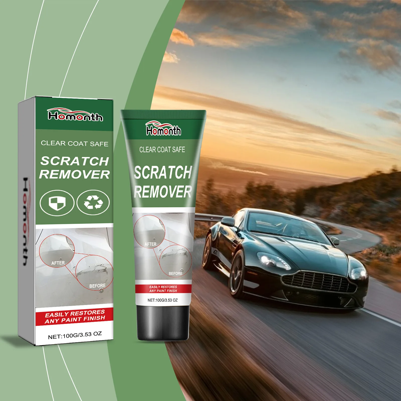 100g Car Scratch Remover Wax - Paint Polish & Scratch Repair for Auto Body, Restores Shine & Protects Against Minor Scratches
100g Car Scratch Remover Wax - Paint Polish & Scratch Repair for Auto Body, Restores Shine & Protects Against Minor Scratches