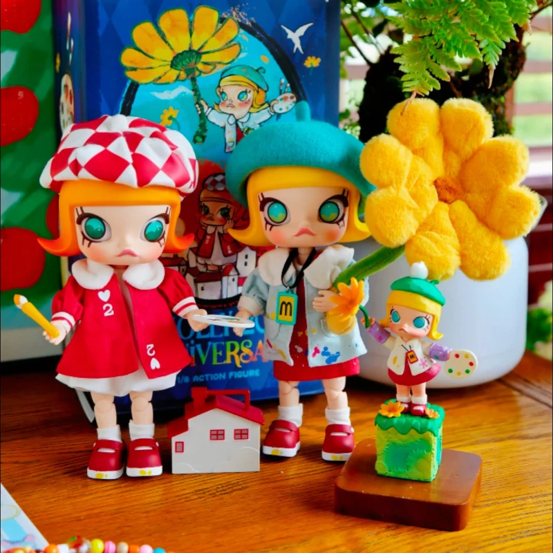 Коллекционная фигурка Pop Mart Molly из серии к 20-летию, масштаб 1/8, милый подарок, таинственная коробка, декор для дома
Коллекционная фигурка Pop Mart Molly из серии к 20-летию, масштаб 1/8, милый подарок, таинственная коробка, декор для дома