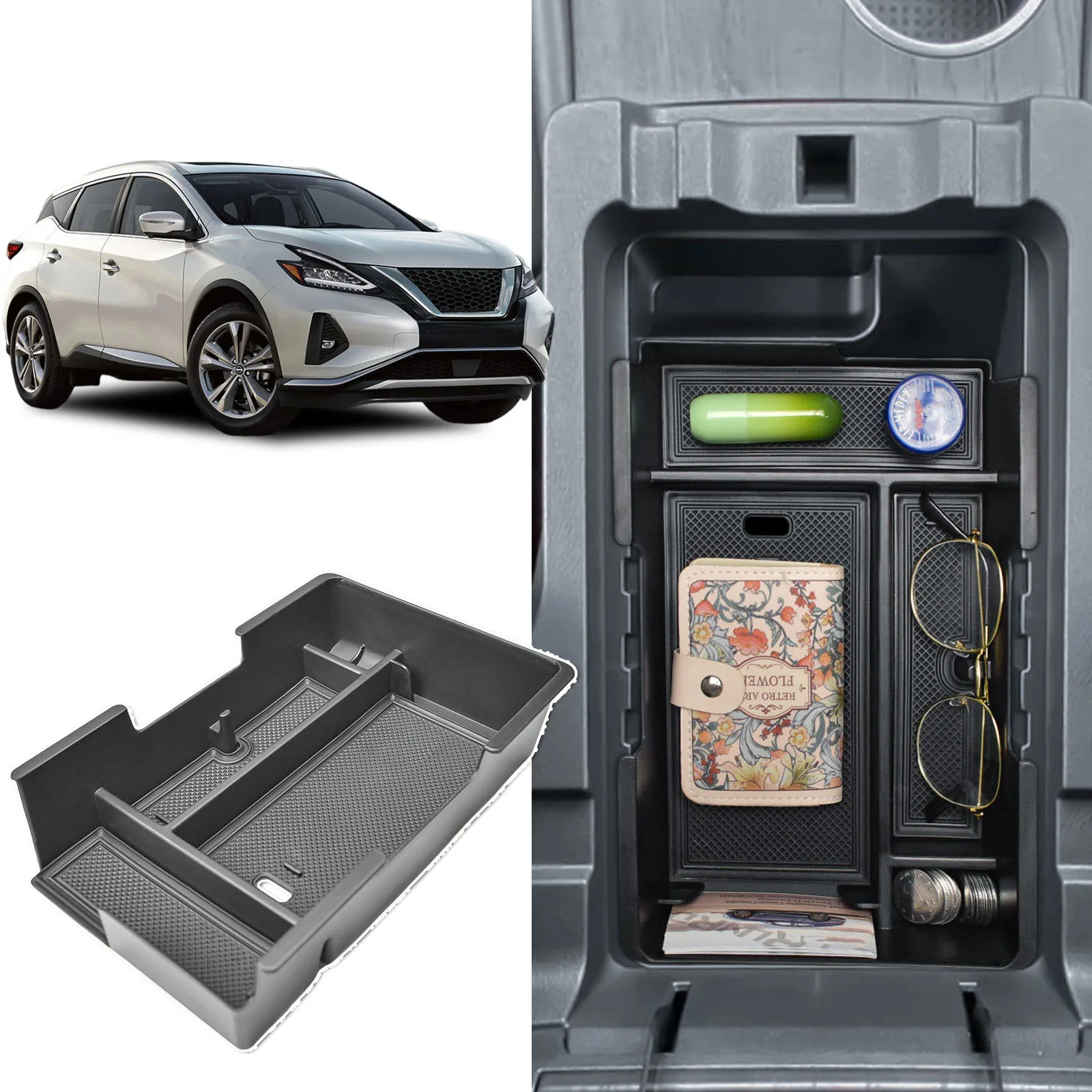 Center Console Storage Organizer Tray for Nissan Murano 2017-2024 Accessories Armrest Box Storage Secondary Interior Accessories
Center Console Storage Organizer Tray for Nissan Murano 2017-2024 Accessories Armrest Box Storage Secondary Interior Accessories