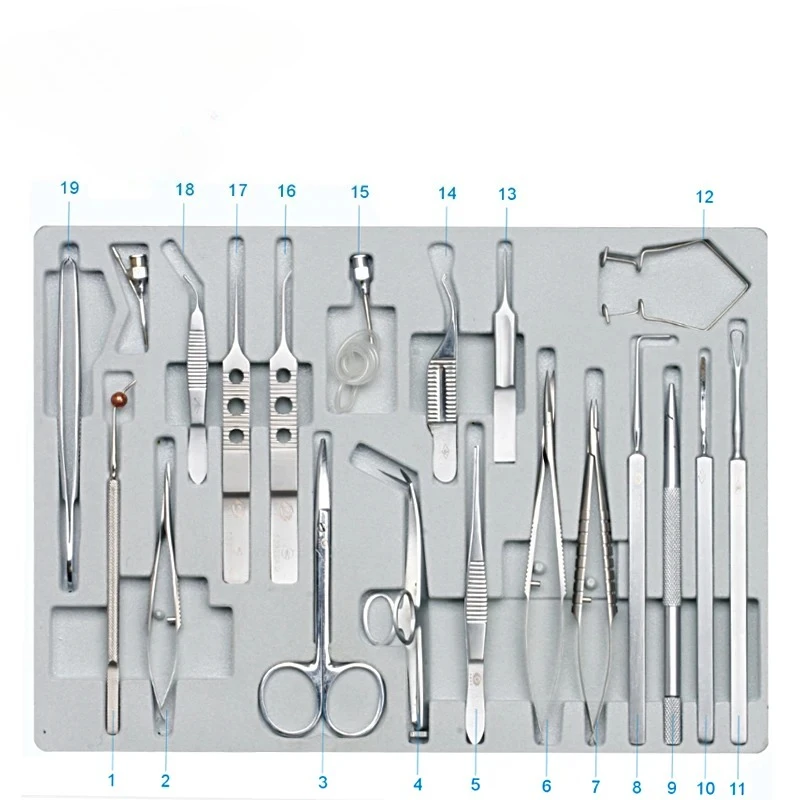 HC-Q041 China Ophthalmic Instrument Set for Ophthalmic Surgery With Good Quality
