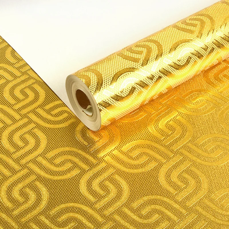 New Chinese Style Classical Zen Golden Ceiling Wallpaper for Restaurant and Dining Room Gold Foil Wall Covering
New Chinese Style Classical Zen Golden Ceiling Wallpaper for Restaurant and Dining Room Gold Foil Wall Covering