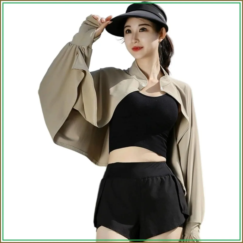 Women's Cooling Shawl Arm Sleeve Neck Sun Protection Cape Summer SPF Long Sleeve
Women's Cooling Shawl Arm Sleeve Neck Sun Protection Cape Summer SPF Long Sleeve