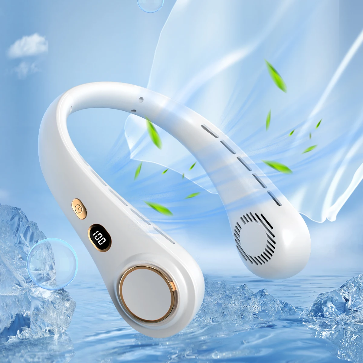 Neck Hanging Fan with Ultra Long Battery Life, Standby Mode, Outdoor USB Charging, Portable Cooling Device, Mini and Portable
Neck Hanging Fan with Ultra Long Battery Life, Standby Mode, Outdoor USB Charging, Portable Cooling Device, Mini and Portable