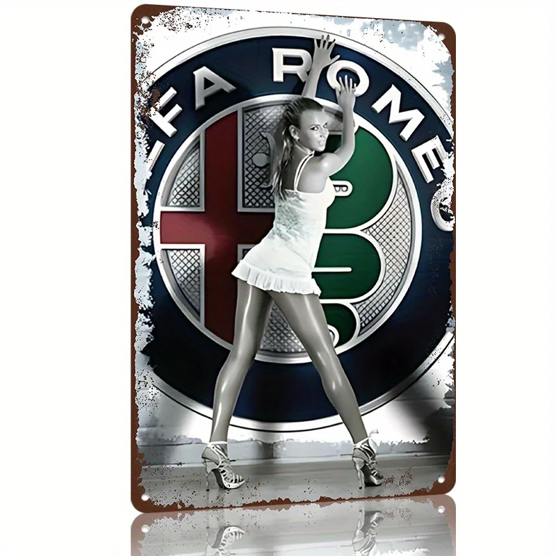 Vintage for Emblem Metal Tin Sign Wall Art - Retro Automotive Decor with Stylish Woman Silhouette, Durable Garage Man Cave
Vintage for Emblem Metal Tin Sign Wall Art - Retro Automotive Decor with Stylish Woman Silhouette, Durable Garage Man Cave