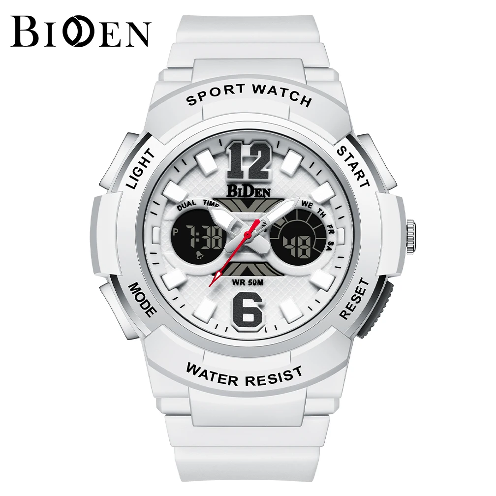 BIDEN Fashion Digital Sprots Watch Both For Women And Men Multi Functional 5ATM waterproof Luxury Style Silicone Strap Luminous
BIDEN Fashion Digital Sprots Watch Both For Women And Men Multi Functional 5ATM waterproof Luxury Style Silicone Strap Luminous
