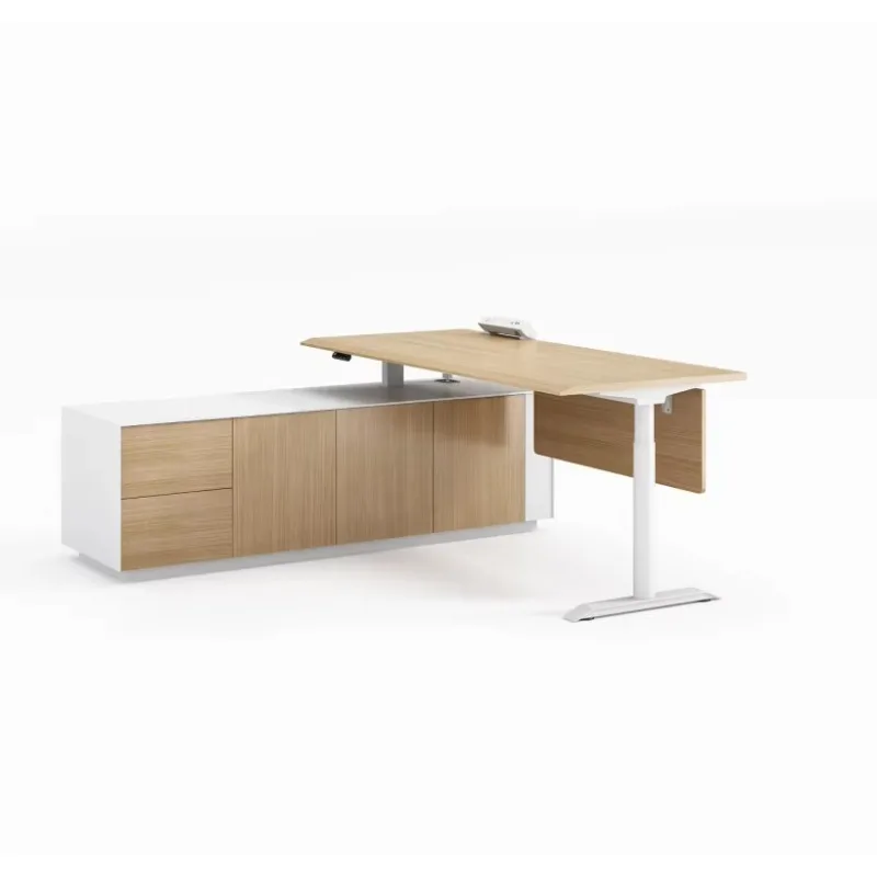 Wooden Electric Adjustable Height L-Shaped Gaming Desk with Ergonomic Design-Durable Office Desk
Wooden Electric Adjustable Height L-Shaped Gaming Desk with Ergonomic Design-Durable Office Desk