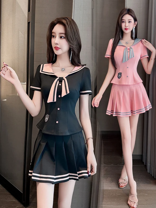 Slimming Work Uniform Set with Pleated Skirt Foot Bath Belly Cover Air Stewardess Uniform Professional High-End Summer Suit
Slimming Work Uniform Set with Pleated Skirt Foot Bath Belly Cover Air Stewardess Uniform Professional High-End Summer Suit