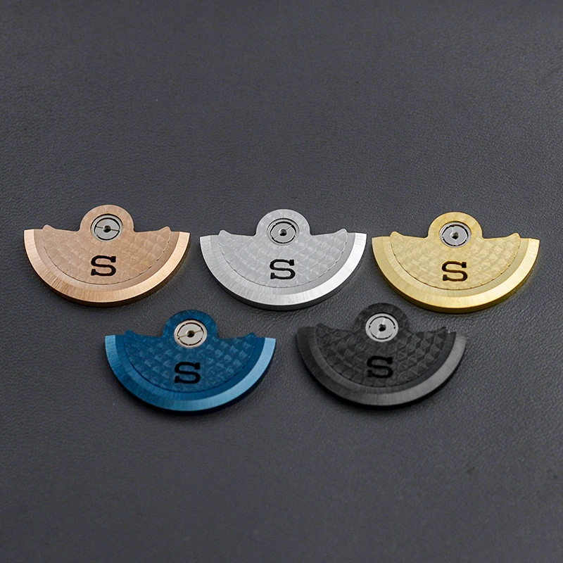 Watch movement oscillating weight for NH35 NH36 NH38 4R 6R 7S and other movements, multicoloured, S fish scale pattern
Watch movement oscillating weight for NH35 NH36 NH38 4R 6R 7S and other movements, multicoloured, S fish scale pattern