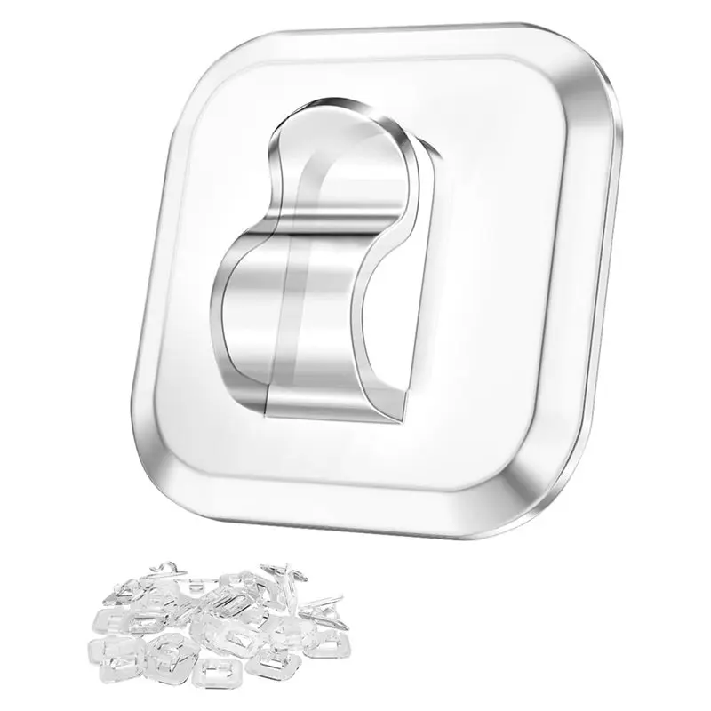 AT43-Small String Light Clips 50-Pack Mini Light Hooks With Adhesive Strips-Damage-Free-Plastic Indoor For Hanging Wall Mounting
AT43-Small String Light Clips 50-Pack Mini Light Hooks With Adhesive Strips-Damage-Free-Plastic Indoor For Hanging Wall Mounting